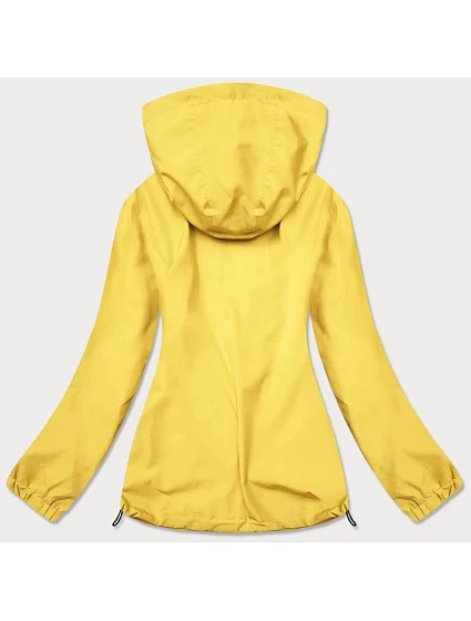 Žlutá neonová dámská letní bunda s podšívkou model 17144693 - J.STYLE