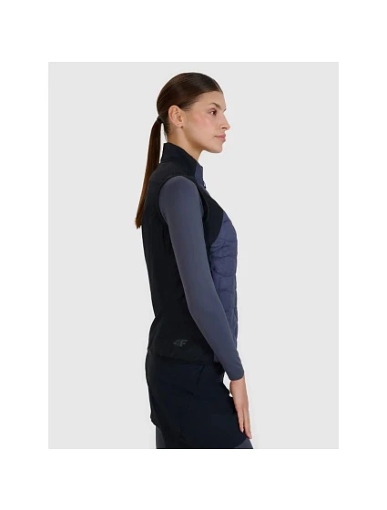 Dámská trekingová bunda bez rukávů model 21433508 s výplní Primaloft Black - 4F