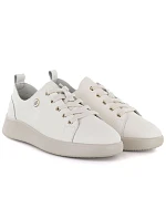 Dámske béžové kožené poltopánky Vinceza 41508 dámske