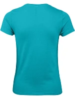 B&C #E150 /women Dámske tričko 01.002T v odtieni „real turquoise“