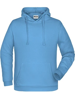 JN 796 Pánská mikina s kapucí model 22437713 sky blue - Daiber