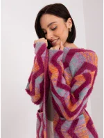 Sweter AT SW model 21768449 fuksjowy - FPrice Sweter AT SW model 21768449 fuksjowy - FPrice