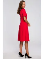 S240 Zavinovacie šaty - červené