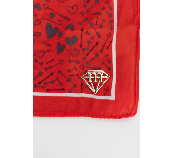 Monnari Šály a šatky Šatka so srdcovým vzorom Multi Red