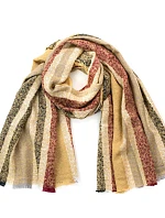 Šatka Sz16443 hnedožltá - Art Of Polo