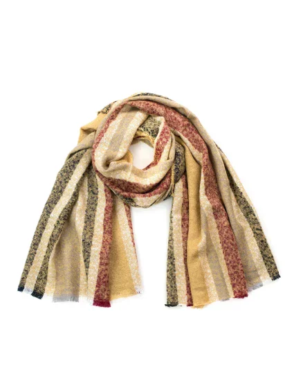 Šatka Sz16443 hnedožltá - Art Of Polo Šatka Sz16443 hnedožltá - Art Of Polo