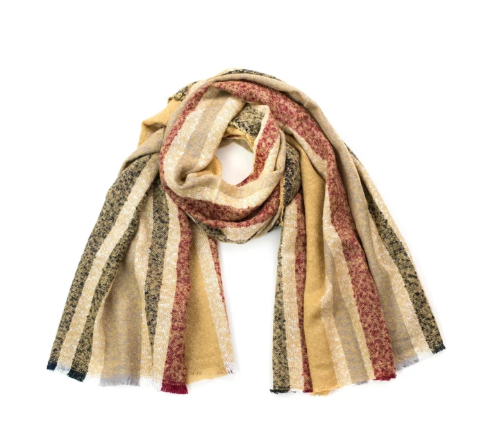 Šatka Sz16443 hnedožltá - Art Of Polo Šatka Sz16443 hnedožltá - Art Of Polo