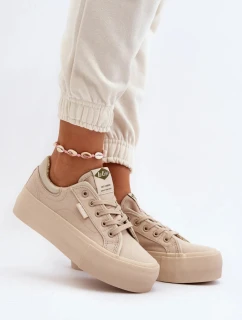 Tenisky LCW-24-31-2181L beige - Krok vo veľkom štýle
