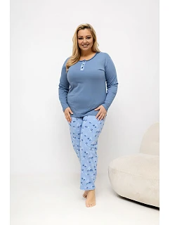 Pohodlné pyžamo pre plnoštíhly model 226131 Forever Pink