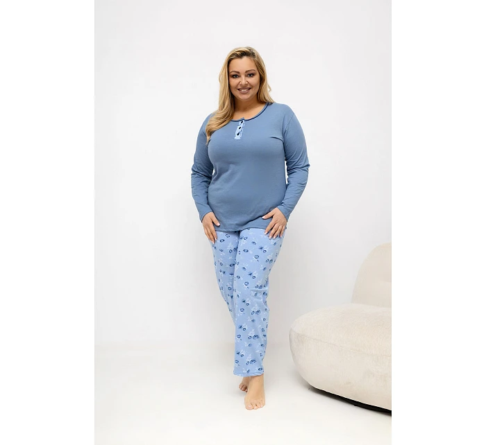 Pohodlné pyžamo pre plnoštíhly model 226131 Forever Pink