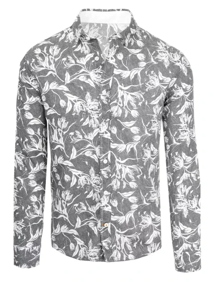 Pánská šedá košile Dstreet model 21966515 - FashionStreet