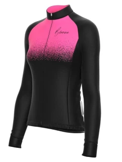Biemme košík s dlhým rukávom PRESENA black and pink S