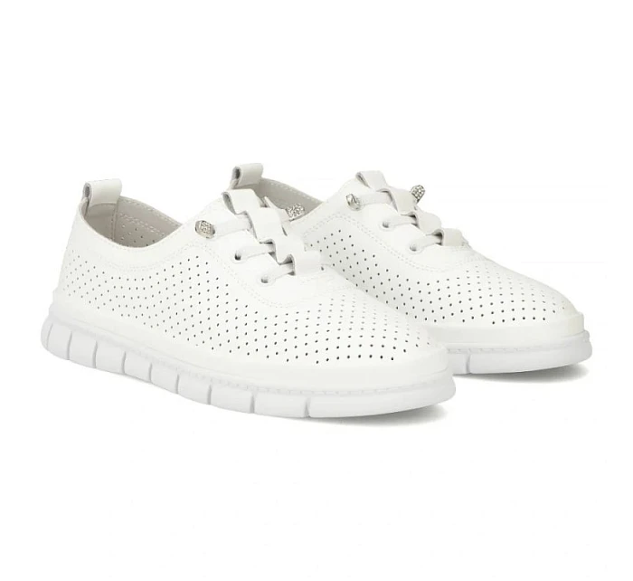 Dámske kožené šnurovacie čižmy Filippo DP7671