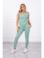 s nápisem tmavě mátový model 18747059 - K-Fashion s nápisem tmavě mátový model 18747059 - K-Fashion