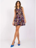 Dámske šaty-DHJ-SK-15308.61P-hnedé Dámske šaty-DHJ-SK-15308.61P-hnedé