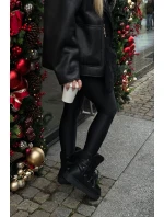 Śniegowce Na Platformie Wegańskie D.Franklin DFSH370004 Czarne Śniegowce Na Platformie Wegańskie D.Franklin DFSH370004 Czarne