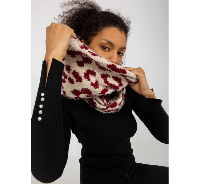 Tunelový šál AT KM ENEC svetlo béžový Tunelový šál AT KM ENEC svetlo béžový