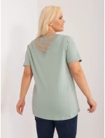 Blúzka PM BZ GW2380.54 pistácií