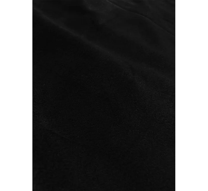 Černý dámský oversize kabát pro přechodné období model 21248416 - J.STYLE