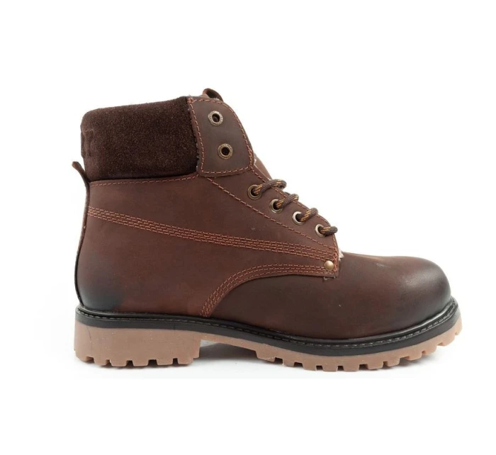 Arch pánské boty model 21420749 boots smart leather dark brown - Wrangler