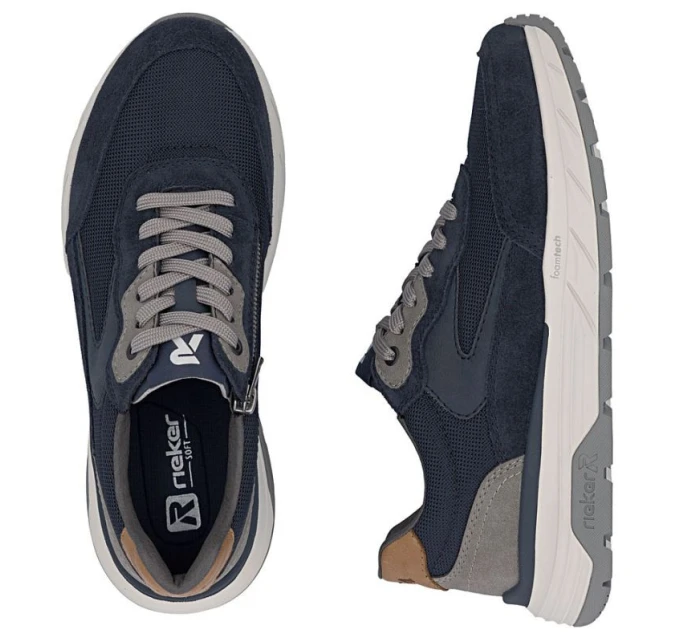 Pánská sportovní obuv model 21953878 v tmavě modré barvě - Rieker