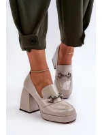 dámské polobotky na podpatku šedé D&A model 21655802 - S.Barski dámské polobotky na podpatku šedé D&A model 21655802 - S.Barski