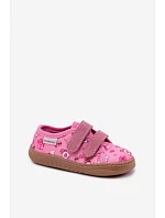 Dětské dívčí barefoot pantofle Růžové model 22100987 - Milami