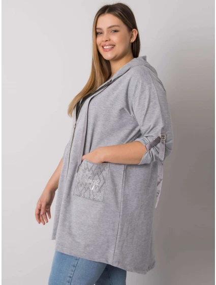 Mikina RV BL 6795.84 sivá Mikina RV BL 6795.84 sivá