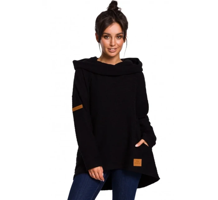 model 18002124 Svetr s vysokým límcem černý - BeWear