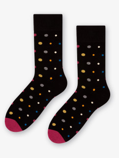 Ponožky Mix Dots 140-051 Black - Více
