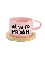 I'M DYING FOR IT - ružový pohár na makrónky 200 ml