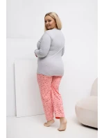 Pohodlné pyžamo pre plnoštíhly model 223305 Forever Pink