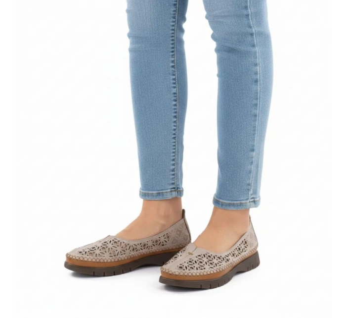 Béžové lodičky na klinoch Sergio Leone PB291 Béžové lodičky na klinoch Sergio Leone PB291