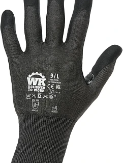 WK WKP 709 Pracovné rukavice odolné proti pretrhnutiu 20.709W čierne