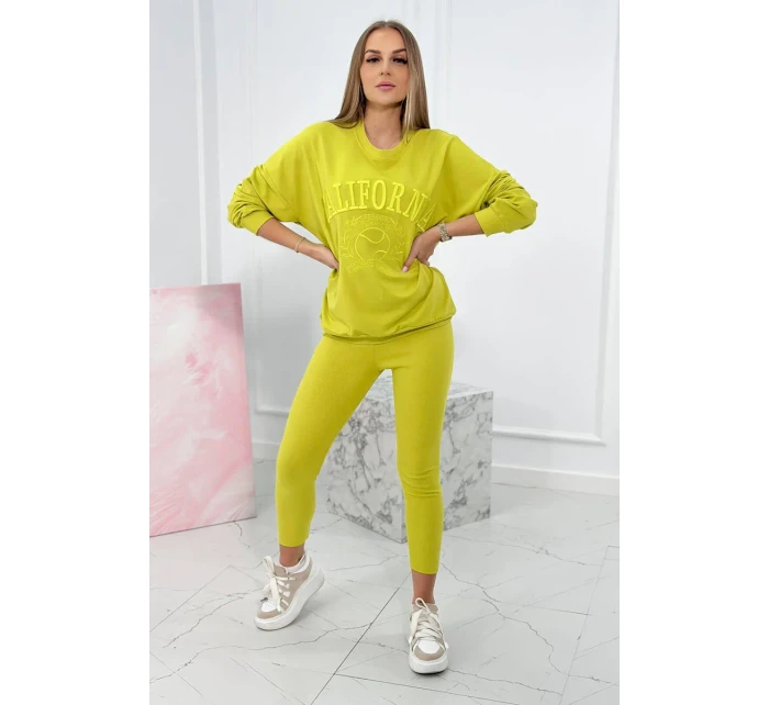 model 18753683 bavlněná souprava pistácie - K-Fashion