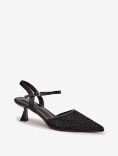 Dámské sandály na podpatku s Černé model 22027927 - Boto