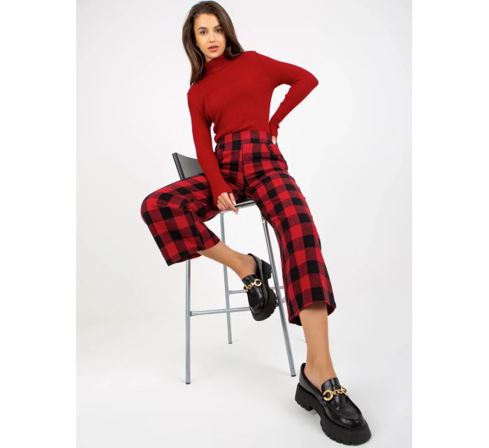 Nohavice LK SP 509097.20P čierno-červené Nohavice LK SP 509097.20P čierno-červené