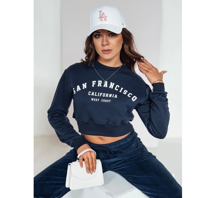 Dámský top  s potiskem tmavě modrý Dstreet model 21982242 - FashionStreet