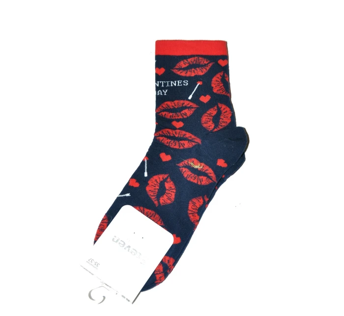 Dámské ponožky model 14559108 Srdce - Steven Dámské ponožky model 14559108 Srdce - Steven