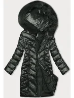 Dámska prešívaná zimná bunda J Style army (16M9100-136)