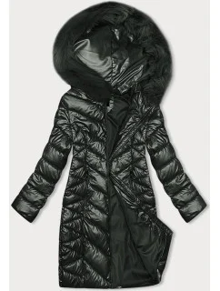 Dámska prešívaná zimná bunda J Style army (16M9100-136)