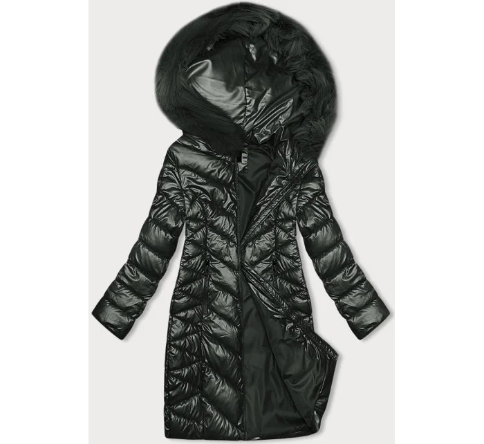 Dámska prešívaná zimná bunda J Style army (16M9100-136)