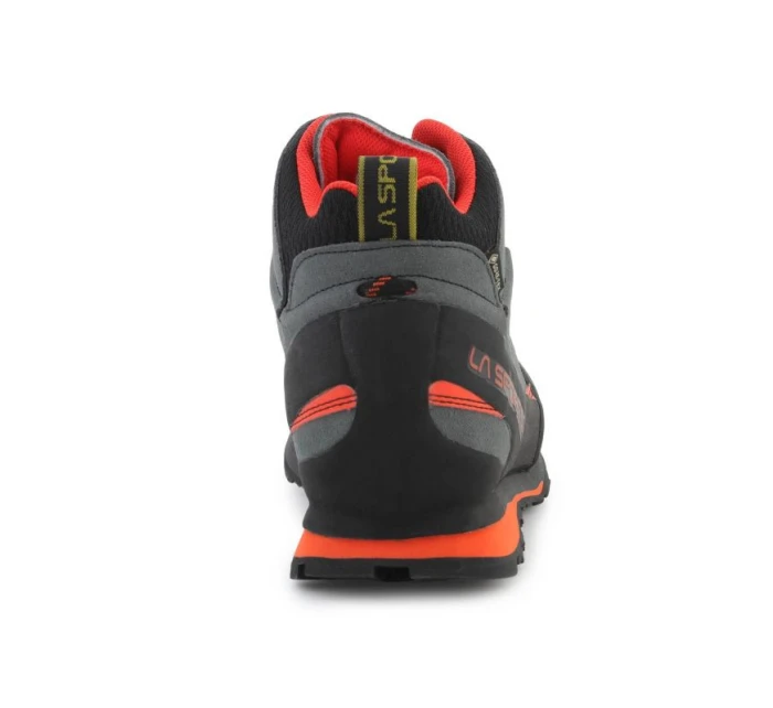 La Sportiva BOULDER X MID GTX ZFAS054G00R04 CARBON/FLAME La Sportiva BOULDER X MID GTX ZFAS054G00R04 CARBON/FLAME