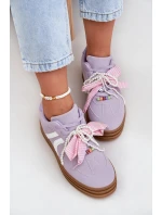 Dámské Tenisky Na Platformě S Ozdobami Fialové model 21688396 - Boto Dámské Tenisky Na Platformě S Ozdobami Fialové model 21688396 - Boto