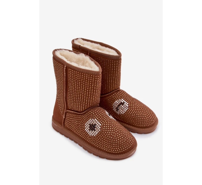 Zdobené Zimní Boty Dámské Camel model 21937551 - Boto Zdobené Zimní Boty Dámské Camel model 21937551 - Boto