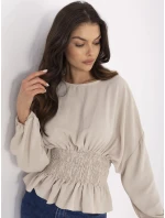 Blúzka D50021F11088A béžová Blúzka D50021F11088A béžová