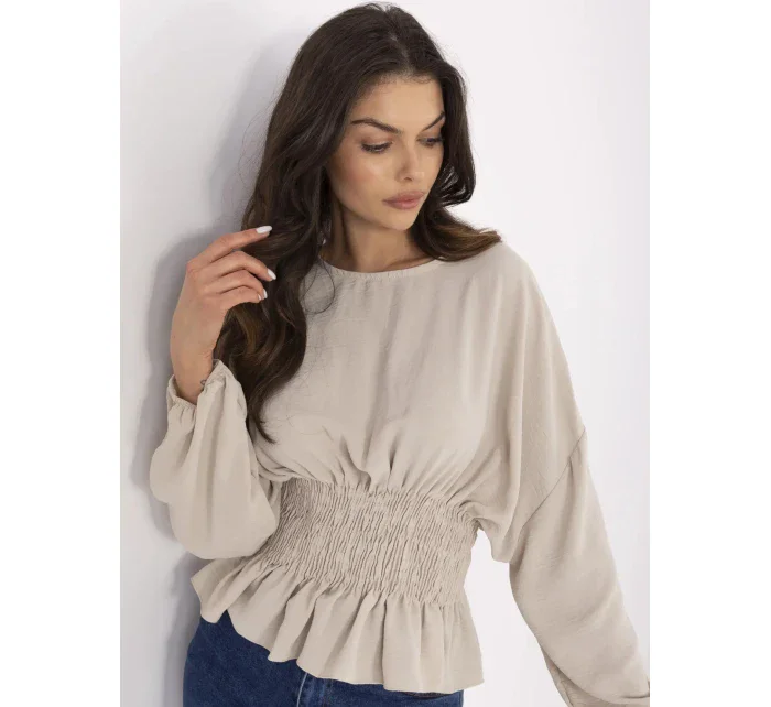 Blúzka D50021F11088A béžová Blúzka D50021F11088A béžová