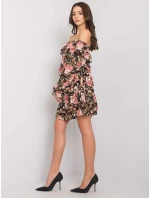 Šaty DHJ SK  černá a růžová model 16300525 - FPrice