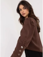 Blúzka MI BZ M721.38 tmavohnedá