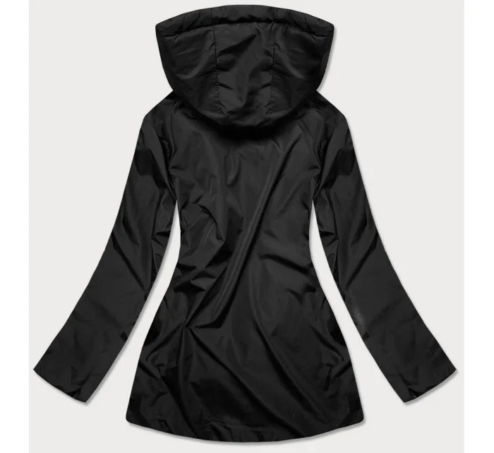 Červeno-čierna obojstranná dámska prešívaná bunda (MHM-W589) Červeno-čierna obojstranná dámska prešívaná bunda (MHM-W589)